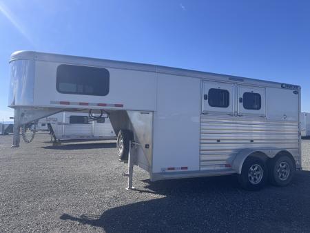 Used 2023 Cimarron Trailers 2H GN Horse Trailer