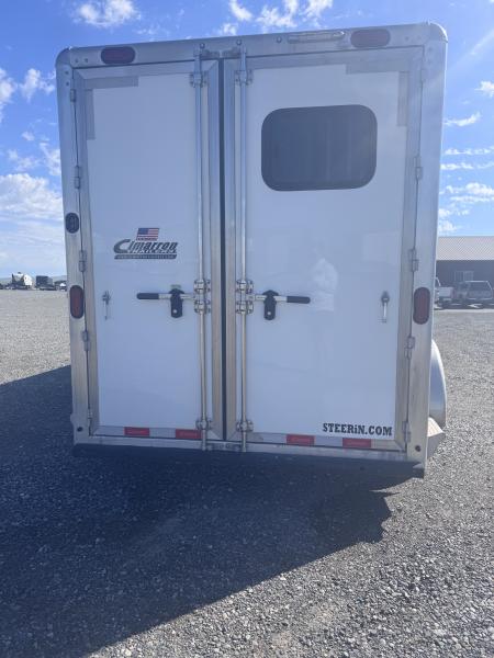 Used 2023 Cimarron Trailers 2H GN Horse Trailer
