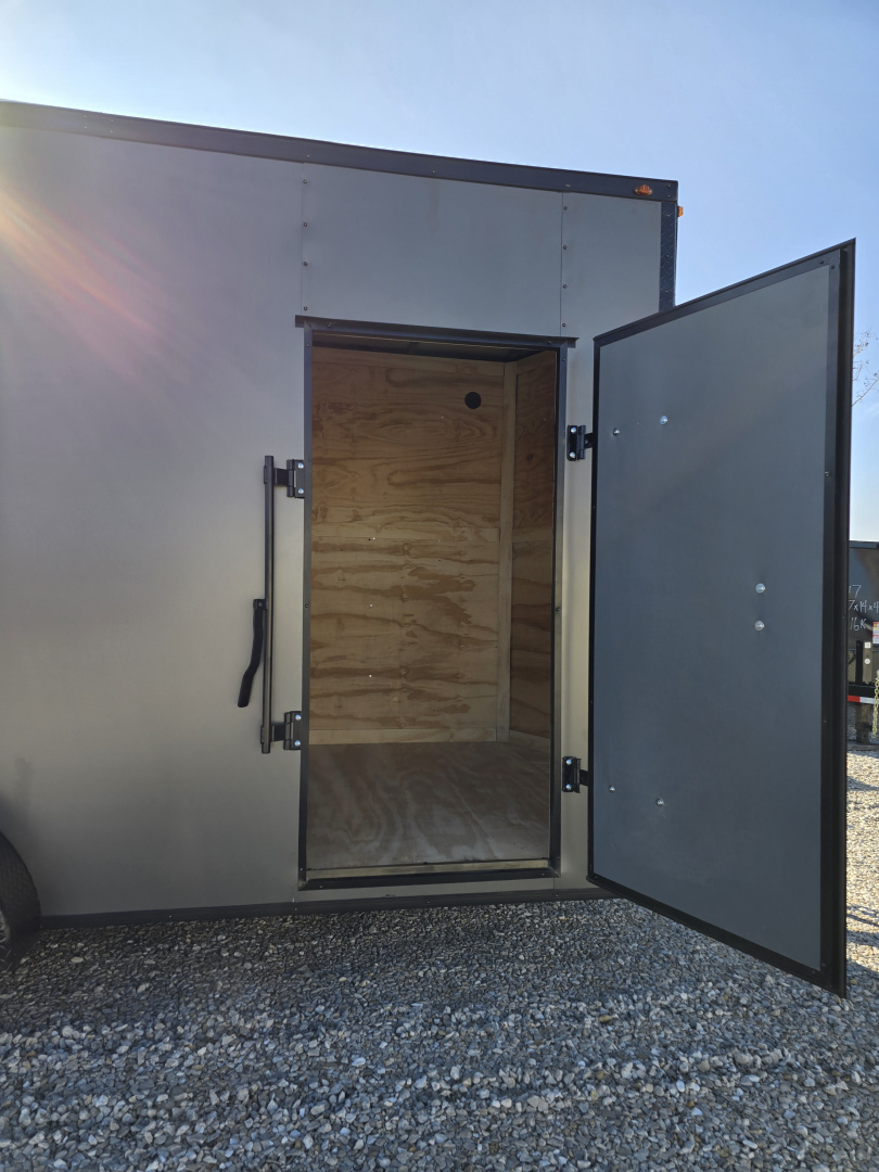 New 2026 Mammoth 7x16 TA Cargo / Enclosed Trailer, 7'6" interior height , 35k axles, .080 polycore exterior