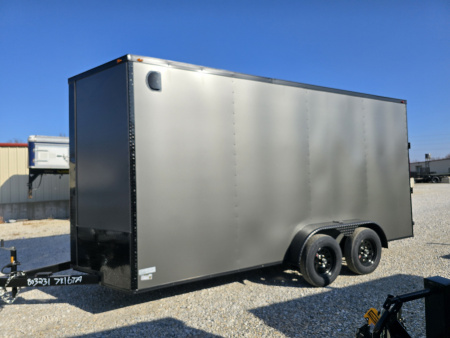 New 2026 Mammoth 7x16 TA Cargo / Enclosed Trailer, 7'6" interior height , 35k axles, .080 polycore exterior