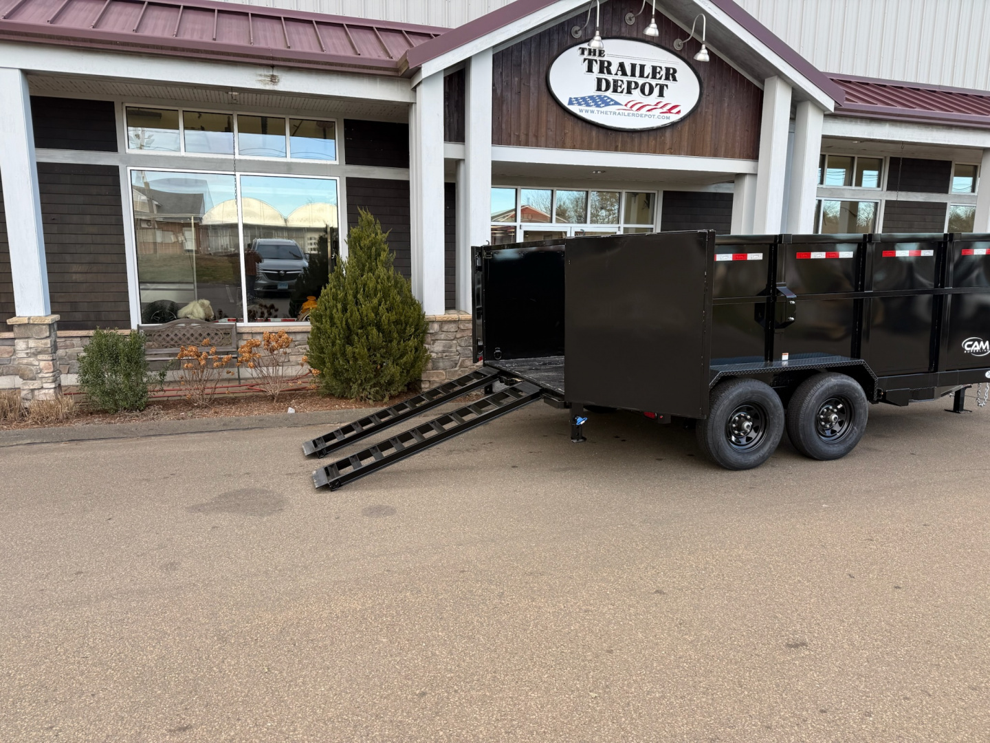 New CAM Superline 7' x 16' + 4' Sides Telescopic Beast Dump Trailer 15.4K