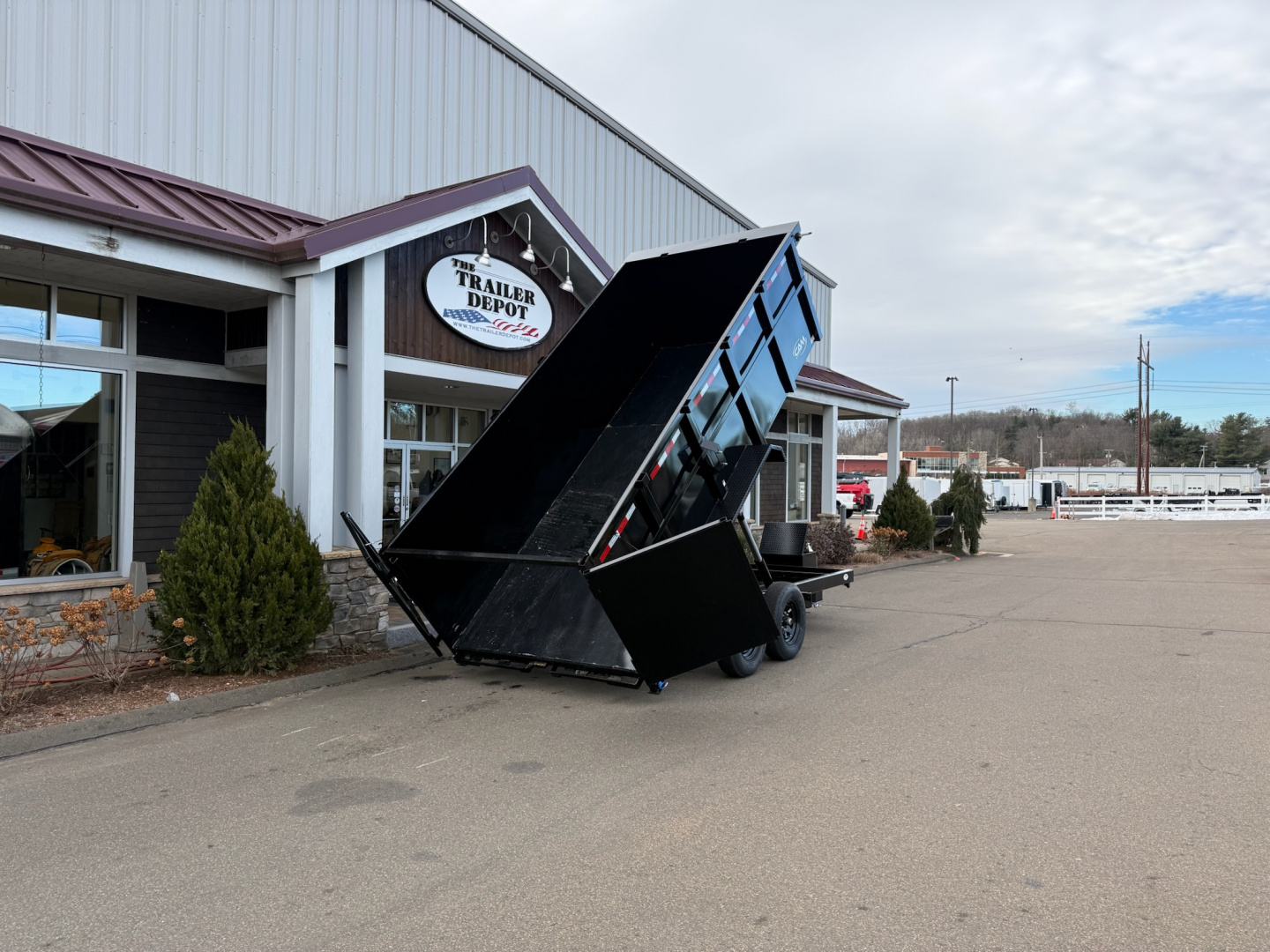 New CAM Superline 7' x 16' + 4' Sides Telescopic Beast Dump Trailer 15.4K