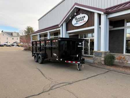 New CAM Superline 7' x 16' + 4' Sides Telescopic Beast Dump Trailer 15.4K