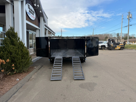 New CAM Superline 7' x 16' + 4' Sides Telescopic Beast Dump Trailer 15.4K