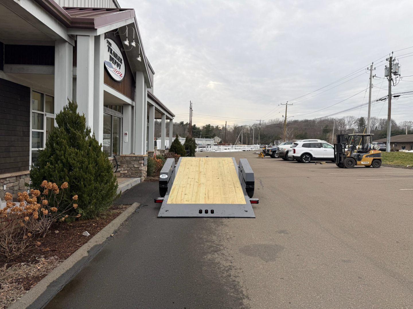 New CAM Superline 7' x 20' Extra Wide Split Tilt Trailer 15.4K