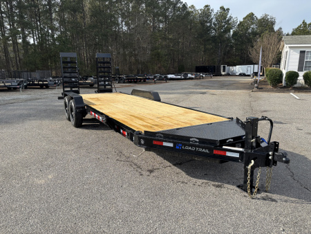 New 2026 Load Trail CB 83X22 I BEAM FRAME 14K GVWR STAND UP RAMP Equipment Trailer