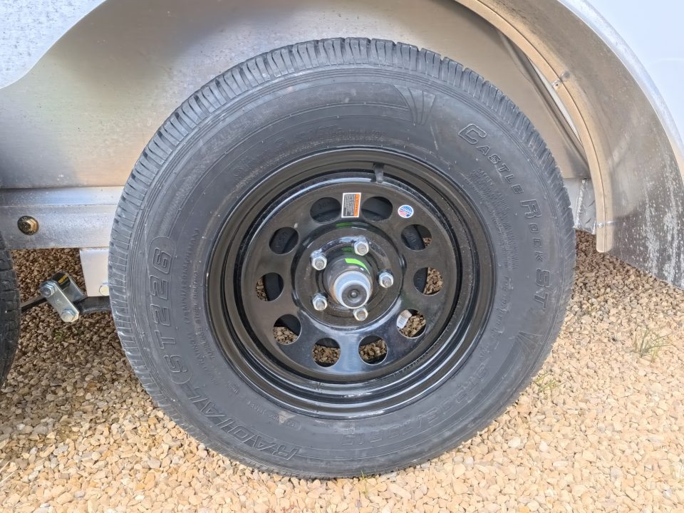 New 2026 Triton Trailers XLT 7 x 14 Cargo / Enclosed Trailer- Tandem Spring Axles and Steel Rim Wheels