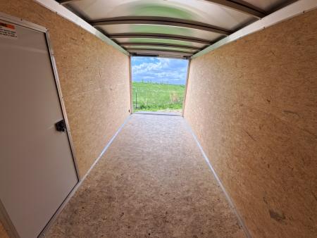 New 2026 Triton Trailers XLT 7 x 14 Cargo / Enclosed Trailer- Tandem Spring Axles and Steel Rim Wheels