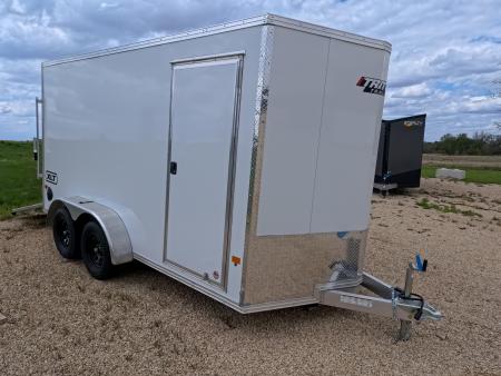 New 2026 Triton Trailers XLT 7 x 14 Cargo / Enclosed Trailer- Tandem Spring Axles and Steel Rim Wheels