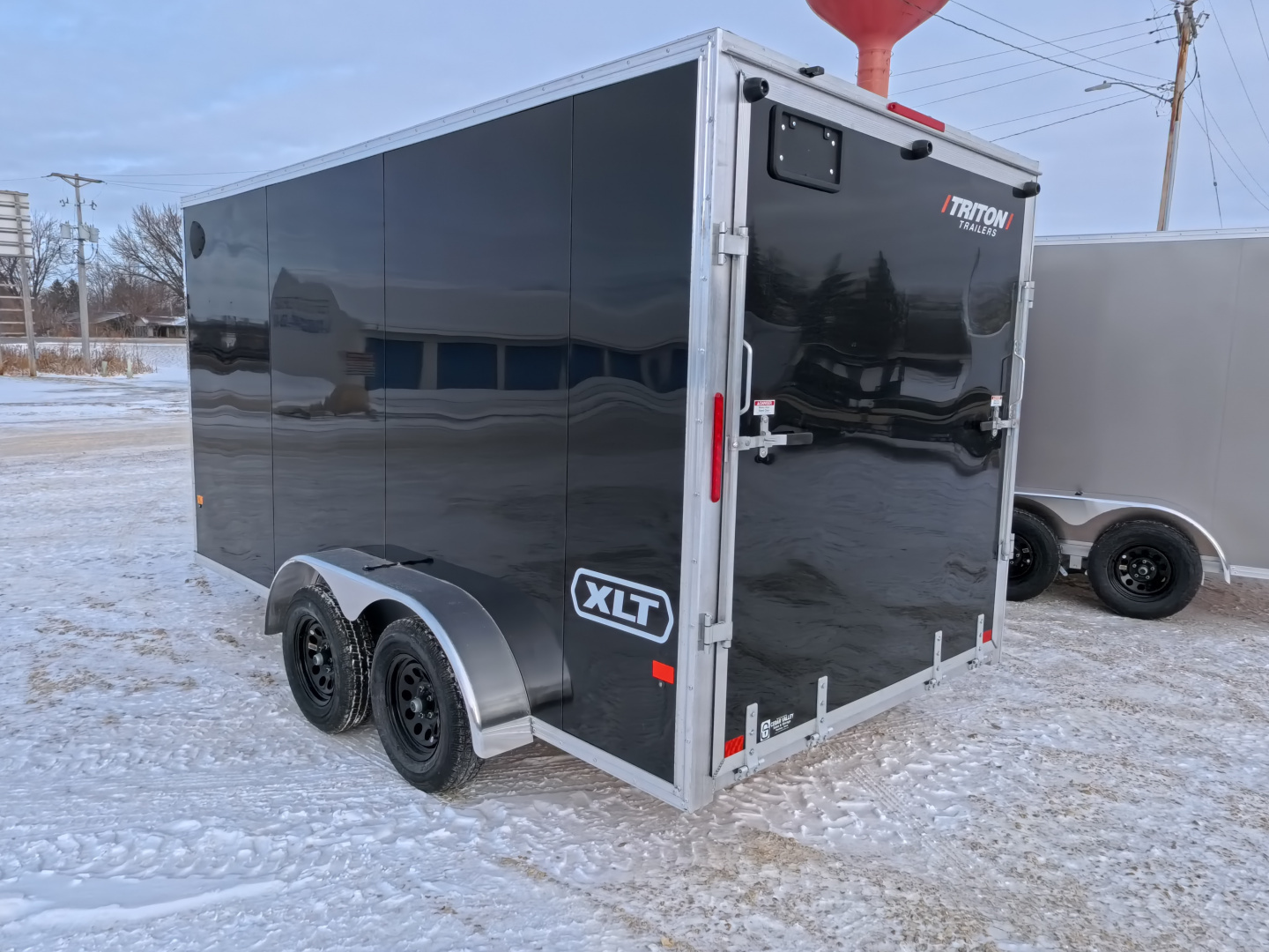 New 2026 Triton Trailers XLT 7 x 14 Cargo / Enclosed Trailer- Tandem Spring Axles and Steel Wheels