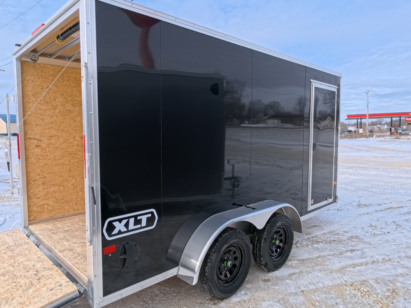 New 2026 Triton Trailers XLT 7 x 14 Cargo / Enclosed Trailer- Tandem Spring Axles and Steel Wheels