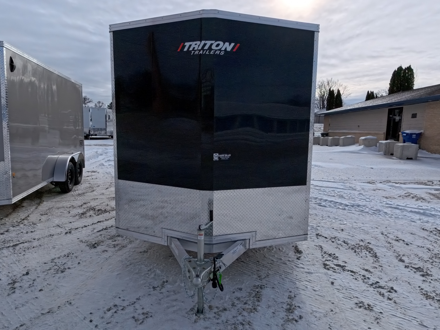 New 2026 Triton Trailers XLT 7 x 14 Cargo / Enclosed Trailer- Tandem Spring Axles and Steel Wheels