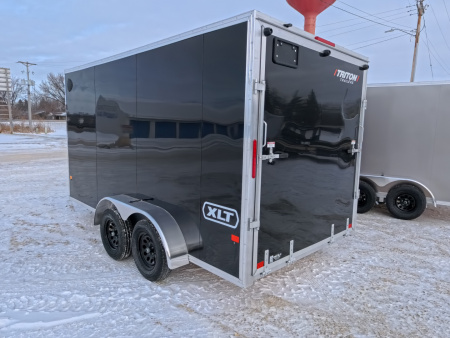 New 2026 Triton Trailers XLT 7 x 14 Cargo / Enclosed Trailer- Tandem Spring Axles and Steel Wheels