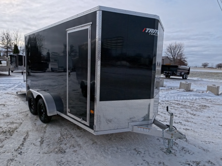 New 2026 Triton Trailers XLT 7 x 14 Cargo / Enclosed Trailer- Tandem Spring Axles and Steel Wheels