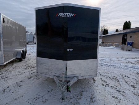 New 2026 Triton Trailers XLT 7 x 14 Cargo / Enclosed Trailer- Tandem Spring Axles and Steel Wheels