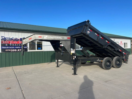 Used 2025 Load Trail 83 X14' Low-Pro GN D Dump Trailer