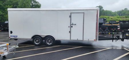 New 8.5 x 20 Sure-Trac Landscape Pro Enclosed Round Top Cargo Trailer 10k