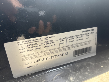 New 2026 PJ Trailers dl142 Dump Trailer