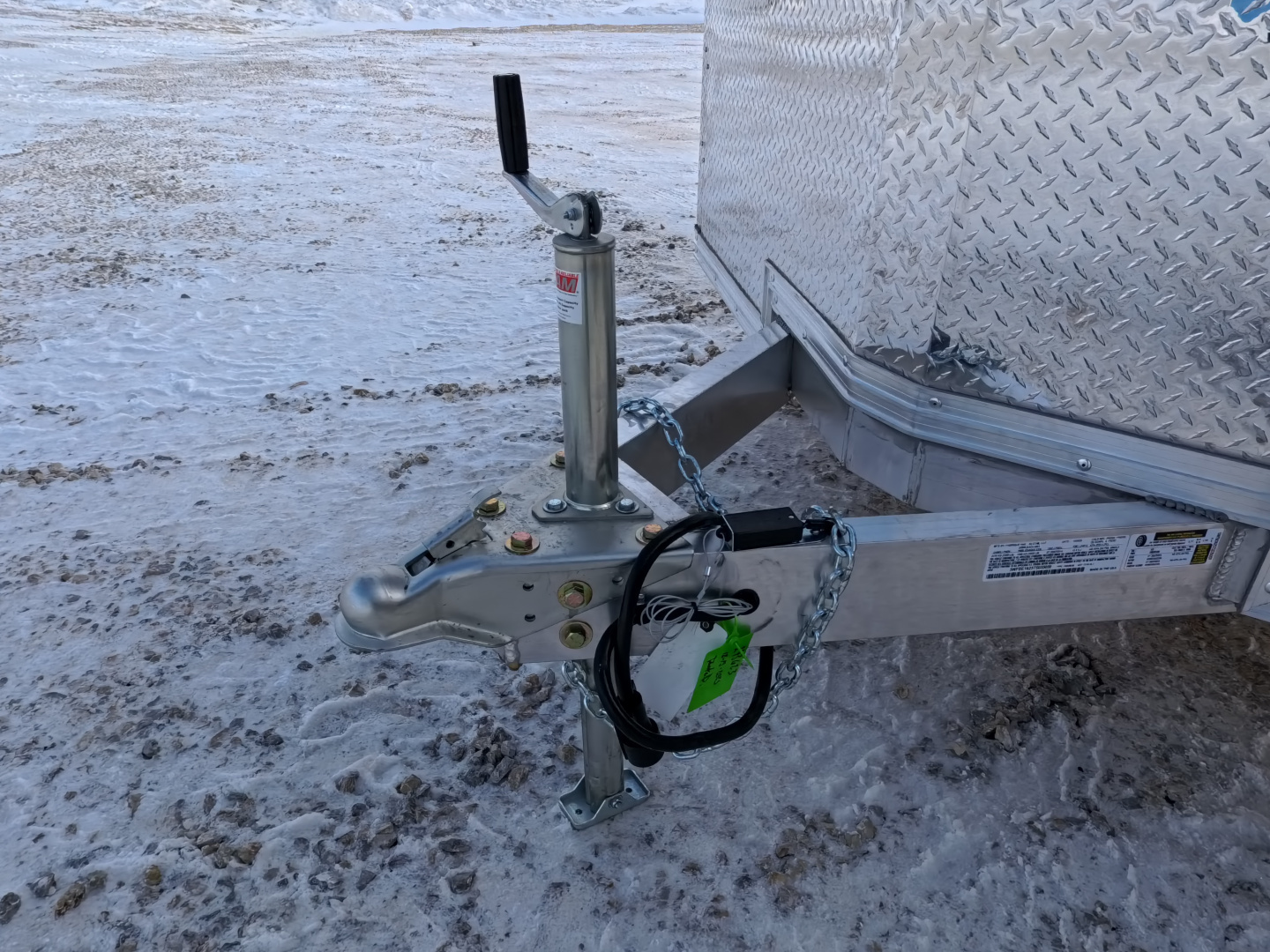 New 2026 Triton 7 x 16 XLT Cargo / Enclosed Trailer With Tandem Spring Axles and Steel Wheels