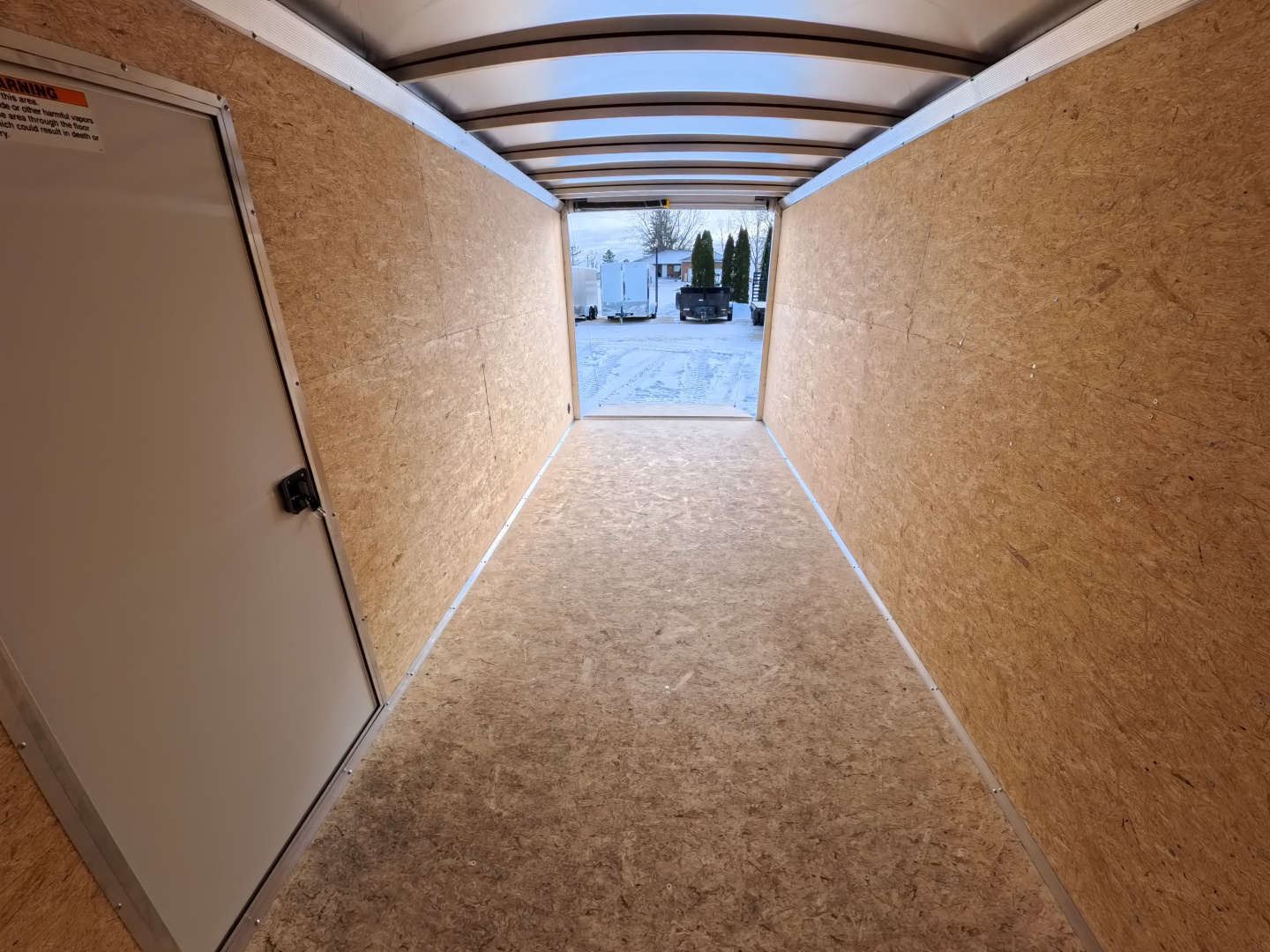 New 2026 Triton 7 x 16 XLT Cargo / Enclosed Trailer With Tandem Spring Axles and Steel Wheels