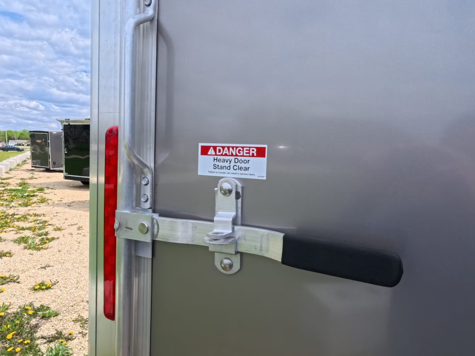 New 2026 Triton 7 x 16 XLT Cargo / Enclosed Trailer With Tandem Spring Axles and Steel Rims