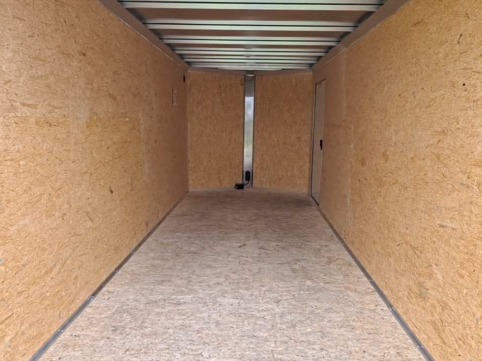 New 2026 Triton 7 x 16 XLT Cargo / Enclosed Trailer With Tandem Spring Axles and Steel Rims