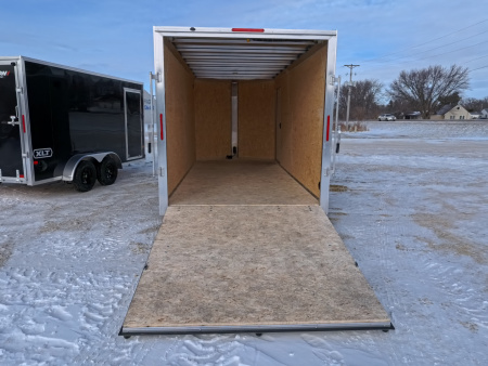 New 2026 Triton 7 x 16 XLT Cargo / Enclosed Trailer With Tandem Spring Axles and Steel Wheels