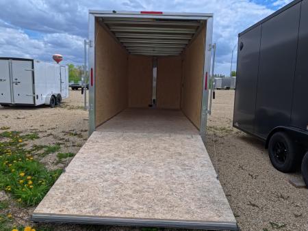 New 2026 Triton 7 x 16 XLT Cargo / Enclosed Trailer With Tandem Spring Axles and Steel Rims