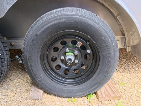 New 2026 Triton 7 x 16 XLT Cargo / Enclosed Trailer With Tandem Spring Axles and Steel Rims