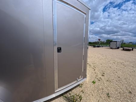 New 2026 Triton 7 x 16 XLT Cargo / Enclosed Trailer With Tandem Spring Axles and Steel Rims