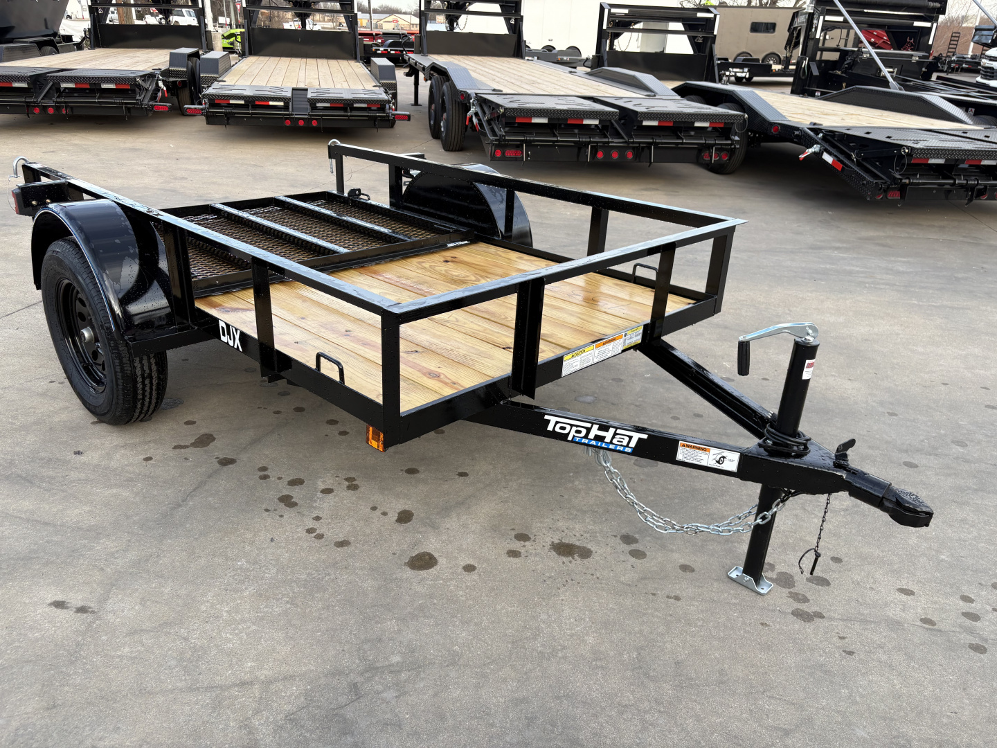 New 2026 Top Hat Trailers DJX 8X60 Utility Trailer