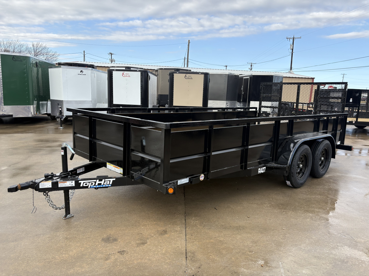 New 2026 Top Hat Trailers RA 16X83 Landscape Trailer