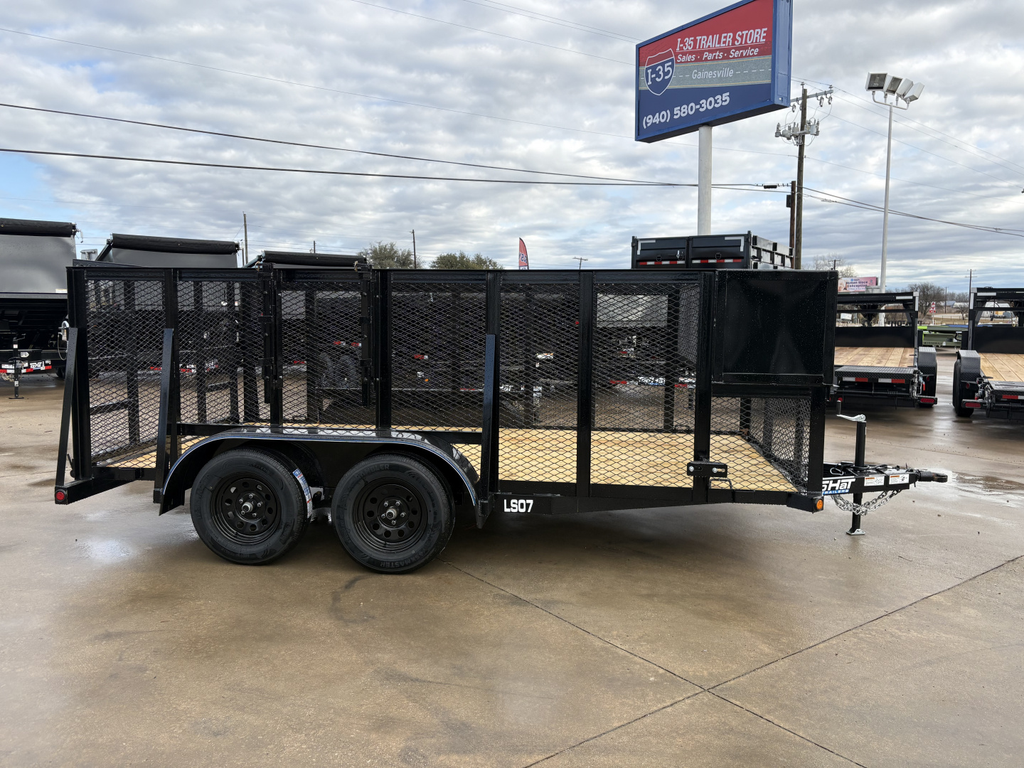 New 2026 Top Hat Trailers LS 14X83 Landscape Trailer