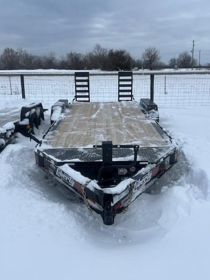New 2026 Liberty 83”x19'+3’ 15.4K EQUIPMENT TRAILER W/ KNEE RAMPS Equipment Trailer