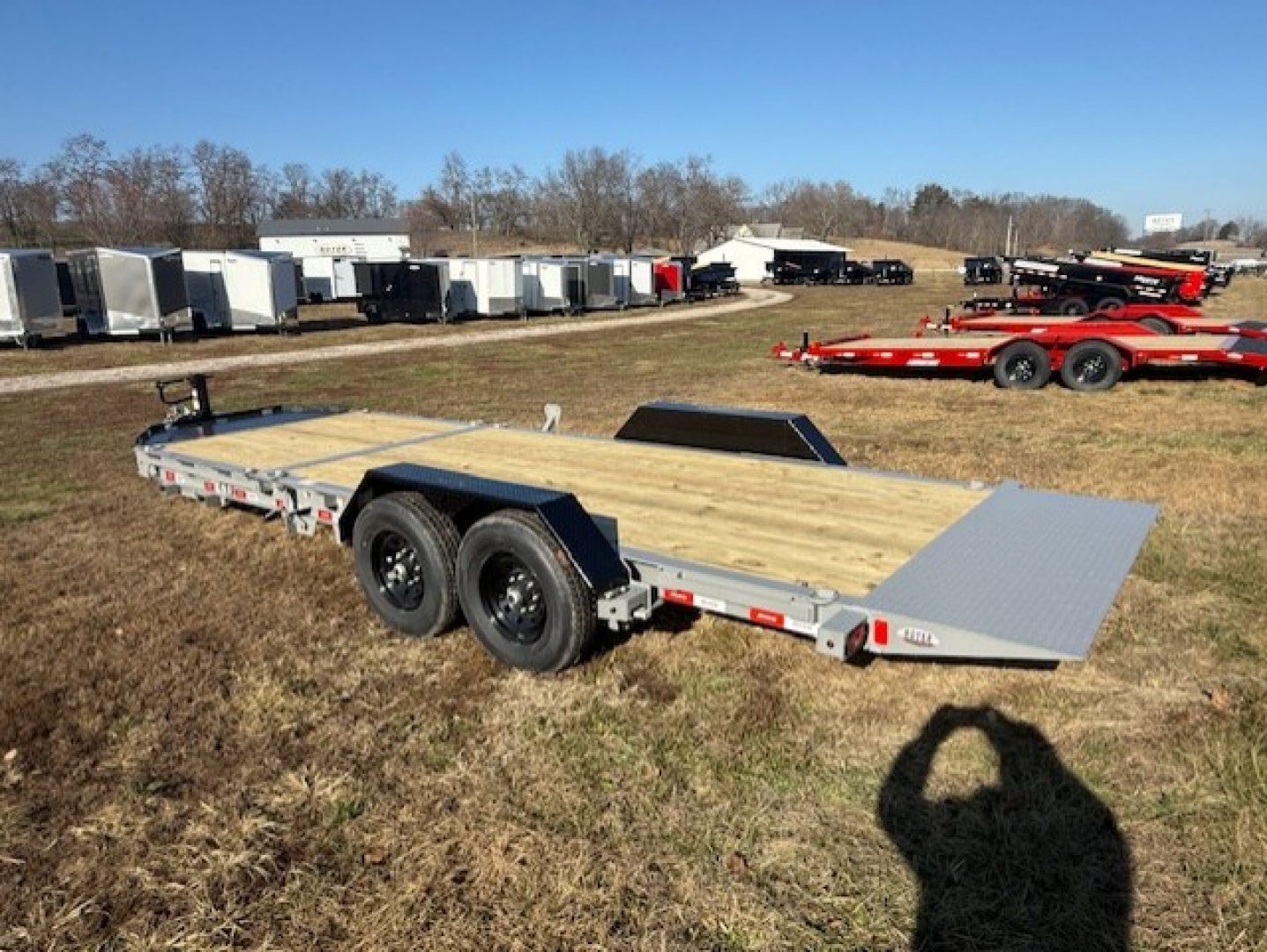 New 2026 Liberty 22' Tilt Trailer 8" I BEAM 15.4K (16' tilt +6' stationary) Tilt Trailer