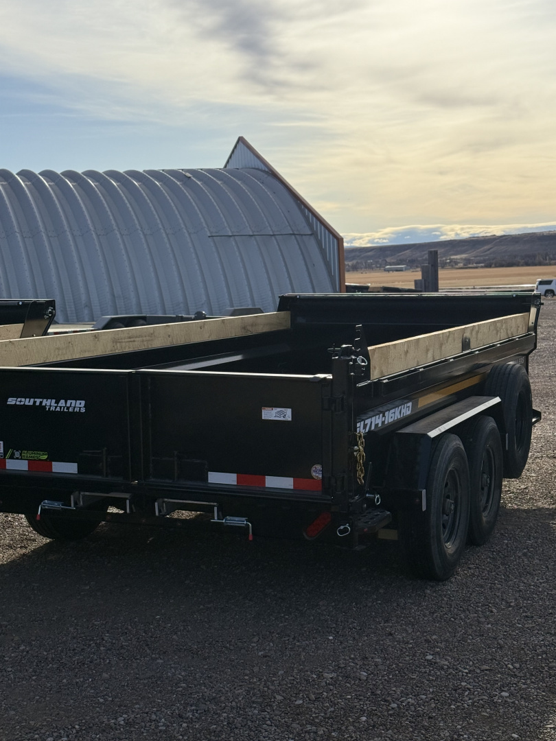 New 2026 Southland 14' Dump Trailer 16KHD