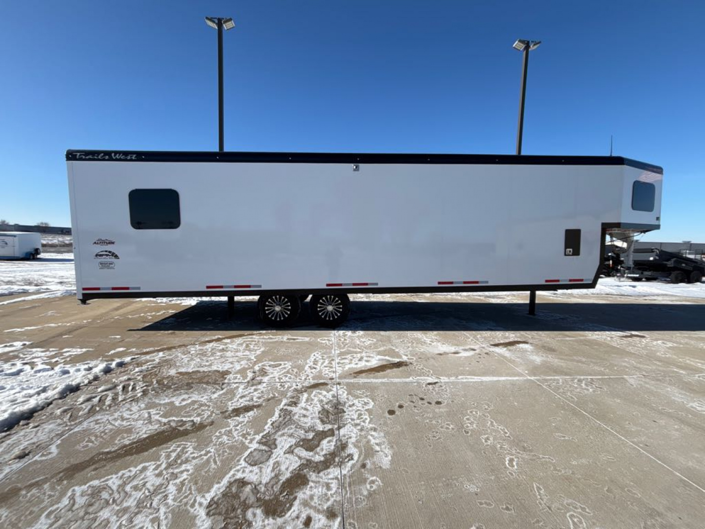 New 2026 Trails West RPM GN 28' Snowmobile Trailer