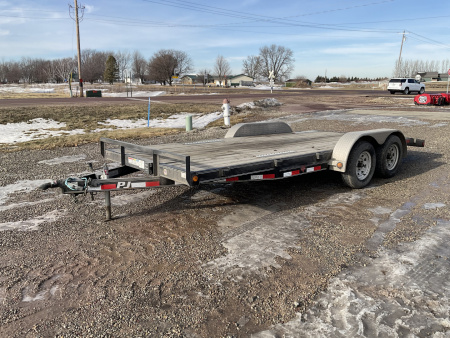 Used 2018 P&J TRAILER 8218 Equipment Trailer