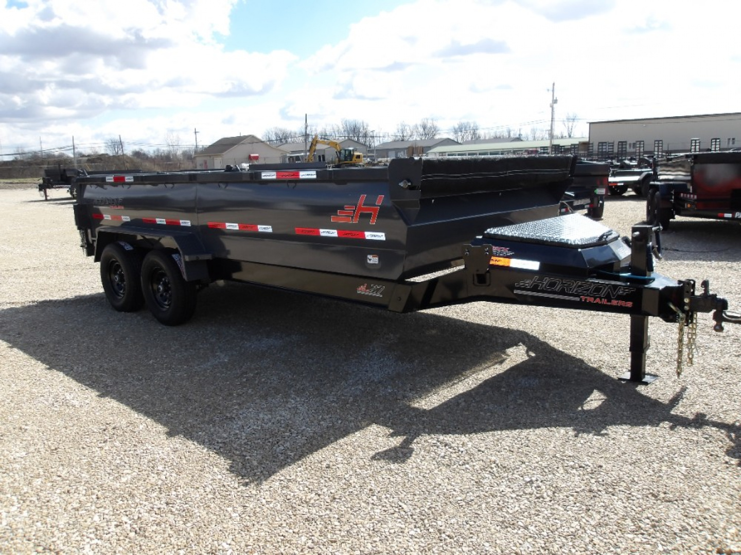 New 2026 Horizon Trailers LLC LZ7 16' x 83" X 30" BP 7K Dump Trailer