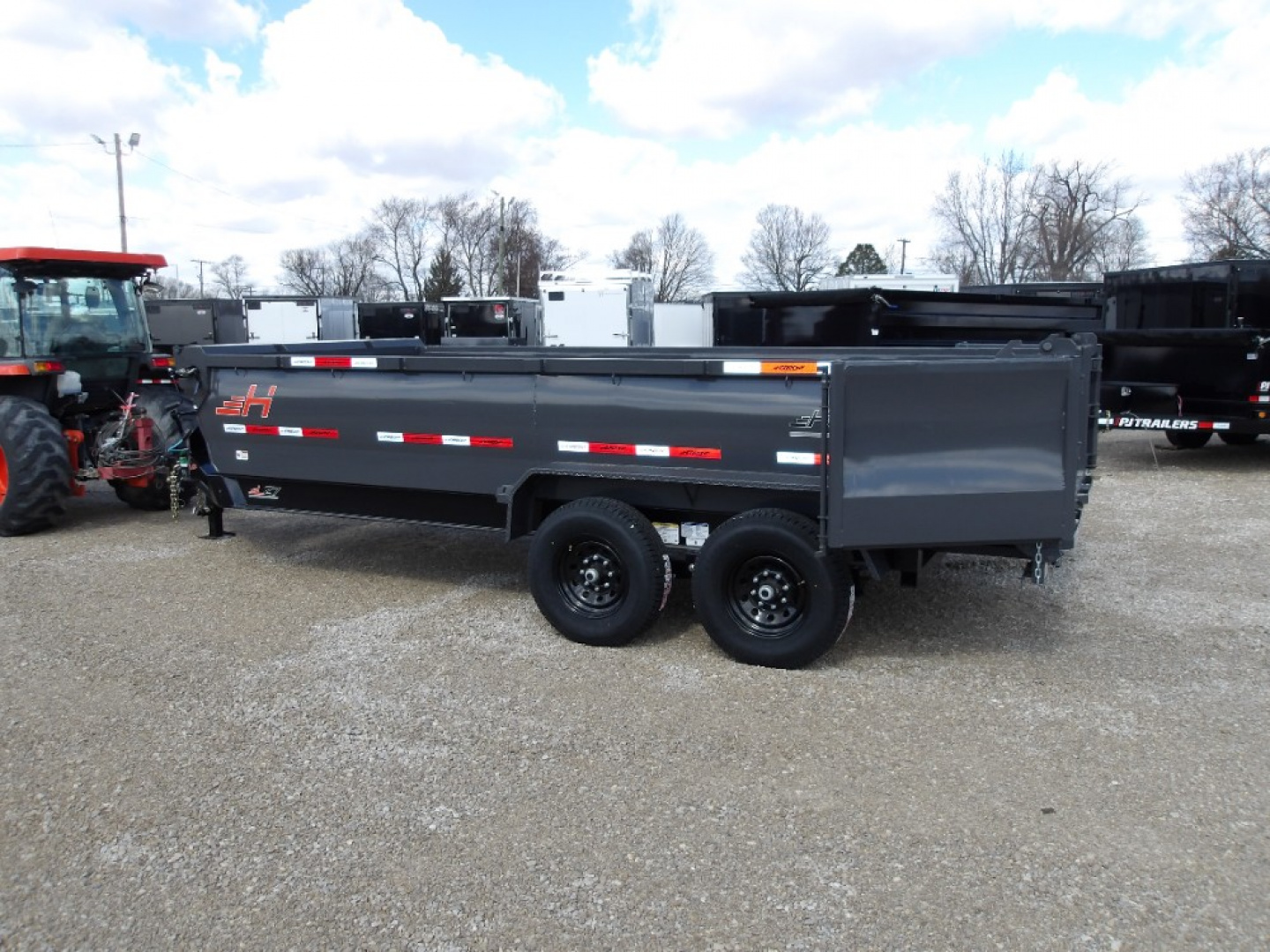 New 2026 Horizon Trailers LLC LZ7 16' x 83" X 30" BP 7K Dump Trailer