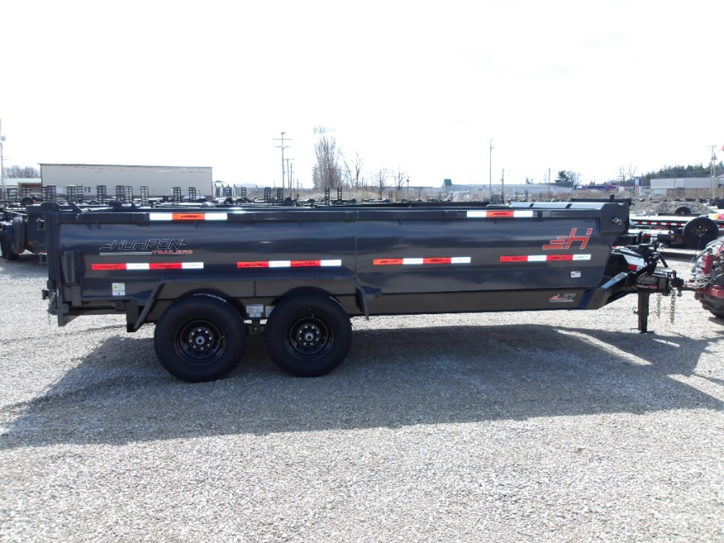 New 2026 Horizon Trailers LLC LZ7 16' x 83" X 30" BP 7K Dump Trailer