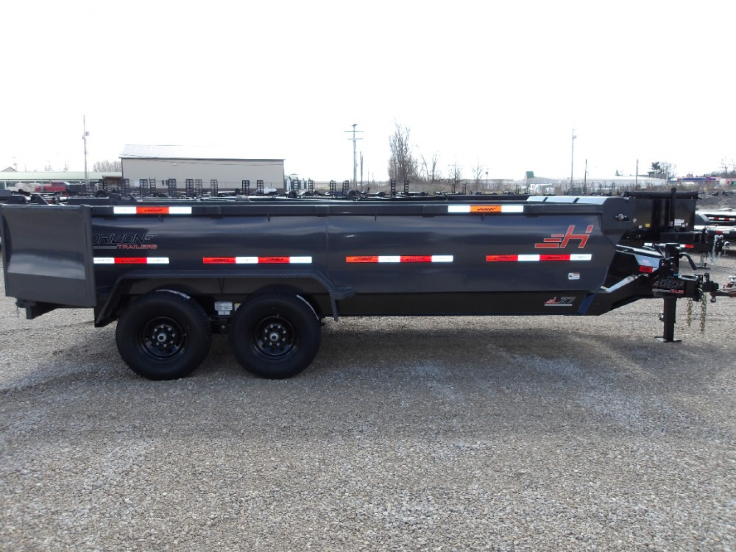 New 2026 Horizon Trailers LLC LZ7 16' x 83" X 30" BP 7K Dump Trailer