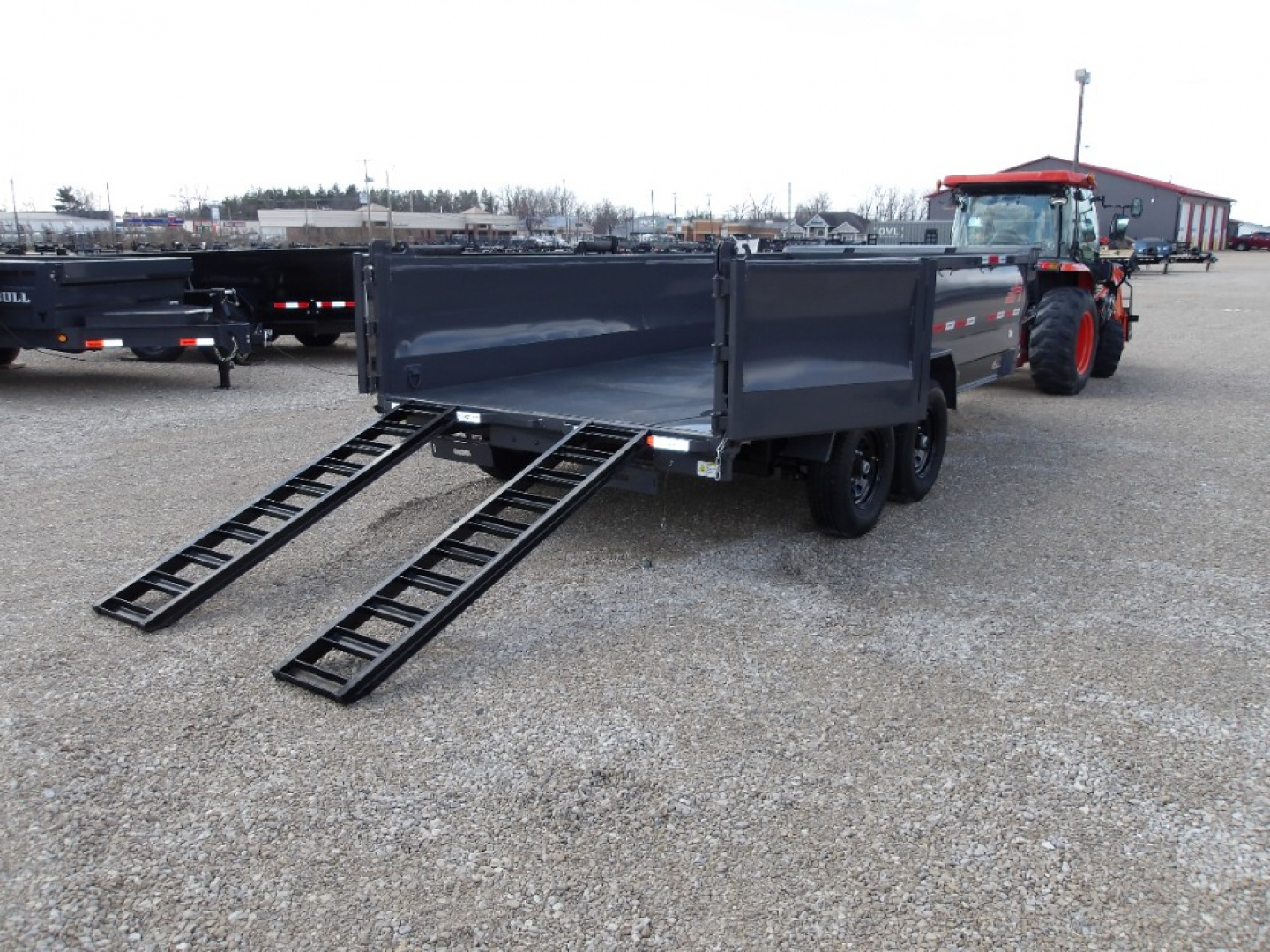 New 2026 Horizon Trailers LLC LZ7 16' x 83" X 30" BP 7K Dump Trailer