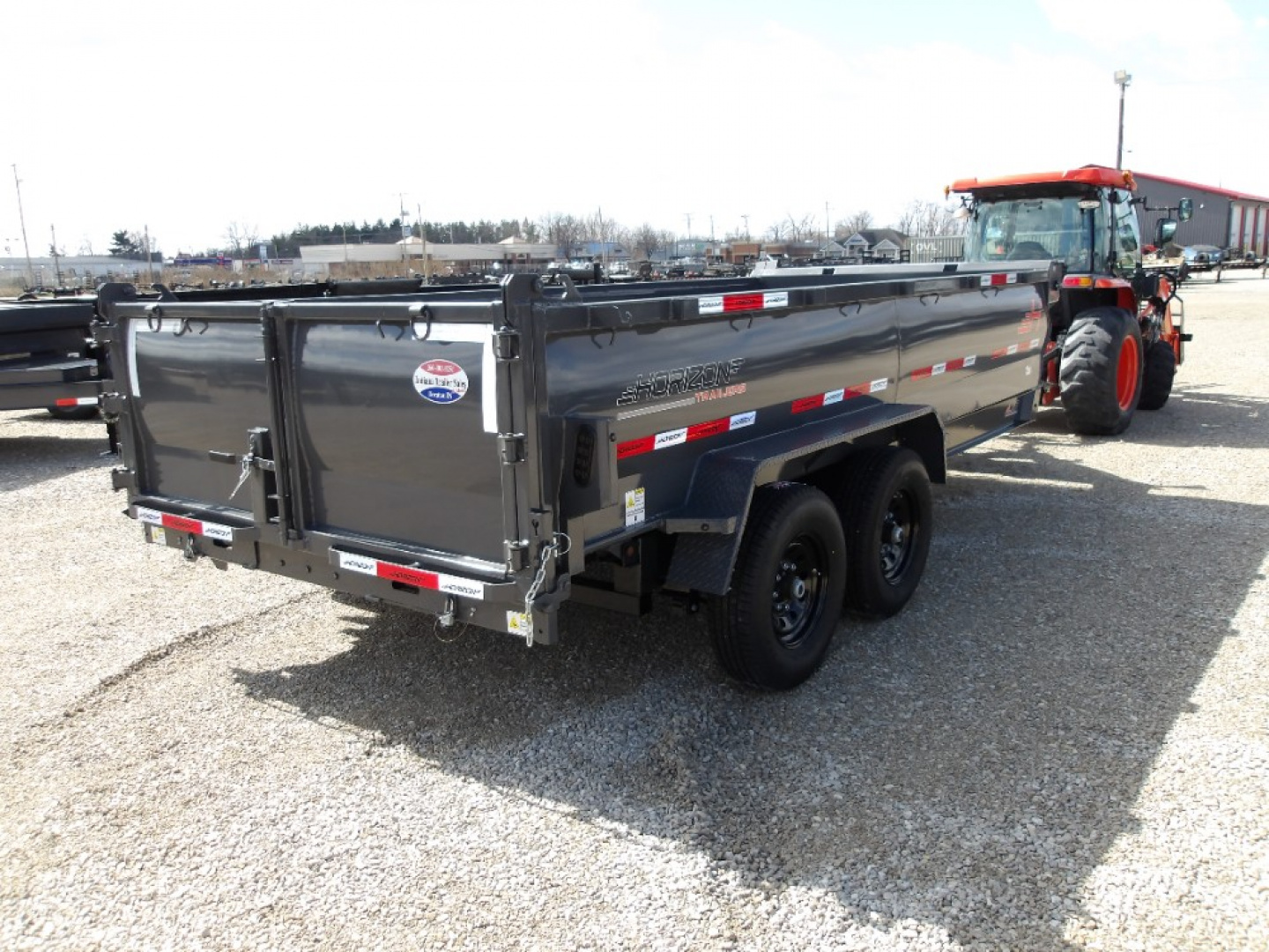New 2026 Horizon Trailers LLC LZ7 16' x 83" X 30" BP 7K Dump Trailer