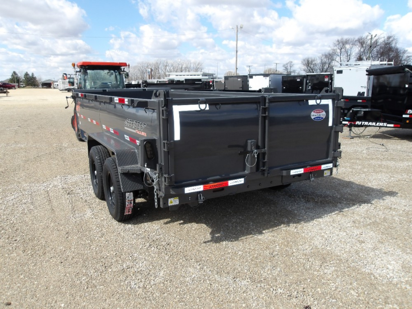 New 2026 Horizon Trailers LLC LZ7 16' x 83" X 30" BP 7K Dump Trailer