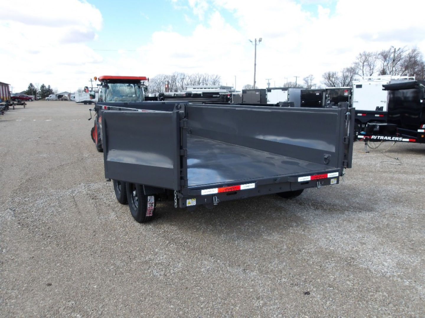 New 2026 Horizon Trailers LLC LZ7 16' x 83" X 30" BP 7K Dump Trailer