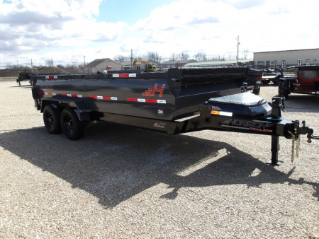 New 2026 Horizon Trailers LLC LZ7 16' x 83" X 30" BP 7K Dump Trailer