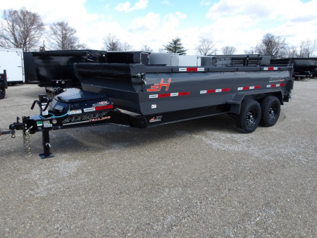 New 2026 Horizon Trailers LLC LZ7 16' x 83" X 30" BP 7K Dump Trailer