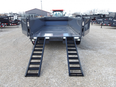 New 2026 Horizon Trailers LLC LZ7 16' x 83" X 30" BP 7K Dump Trailer