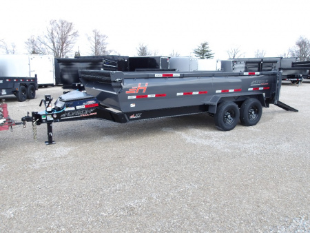New 2026 Horizon Trailers LLC LZ7 16' x 83" X 30" BP 7K Dump Trailer